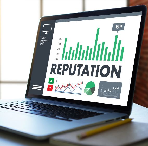 Team working on laptops