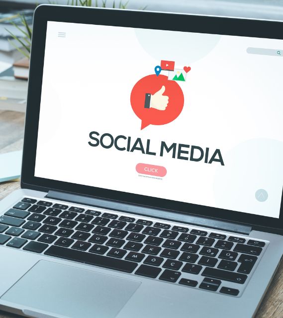 Team working on laptops